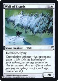 Wall of Shards - The List Reprints - Magic: The Gathering card