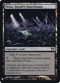 Shizo, Death's Storehouse - The List Reprints - Magic: The Gathering card