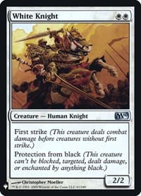 White Knight - The List Reprints - Magic: The Gathering card