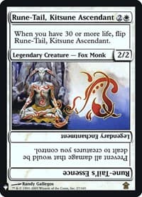 Rune-Tail, Kitsune Ascendant - The List Reprints - Magic: The Gathering card