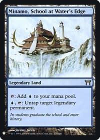 Minamo, School at Water's Edge - The List Reprints - Magic: The Gathering card