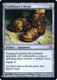 Trailblazer's Boots - The List Reprints - Magic: The Gathering card