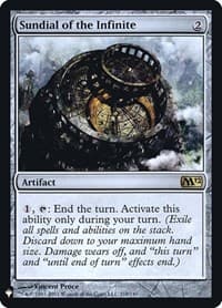 Sundial of the Infinite - The List Reprints - Magic: The Gathering card