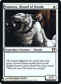 Isamaru, Hound of Konda - The List Reprints - Magic: The Gathering card
