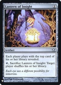 Lantern of Insight - The List Reprints - Magic: The Gathering card