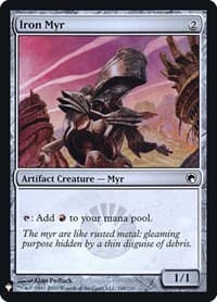 Iron Myr - The List Reprints - Magic: The Gathering card