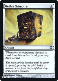 Geth's Grimoire - The List Reprints - Magic: The Gathering card