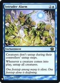 Intruder Alarm - The List Reprints - Magic: The Gathering card