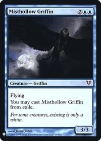 Misthollow Griffin - The List Reprints - Magic: The Gathering card