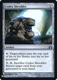 Codex Shredder - The List Reprints - Magic: The Gathering card