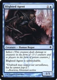 Blighted Agent - The List Reprints - Magic: The Gathering card