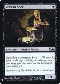 Viscera Seer - The List Reprints - Magic: The Gathering card
