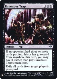 Ravenous Trap - The List Reprints - Magic: The Gathering card