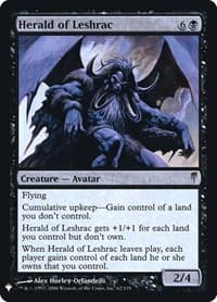 Herald of Leshrac - The List Reprints - Magic: The Gathering card