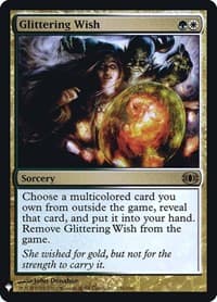 Glittering Wish - The List Reprints - Magic: The Gathering card