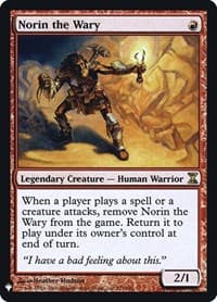 Norin the Wary - The List Reprints - Magic: The Gathering card