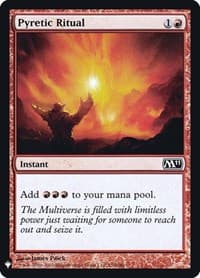 Pyretic Ritual - The List Reprints - Magic: The Gathering card