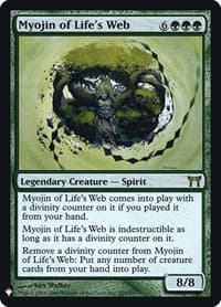 Myojin of Life's Web - The List Reprints - Magic: The Gathering card