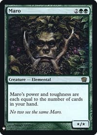 Maro - The List Reprints - Magic: The Gathering card
