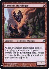 Flamekin Harbinger - The List Reprints - Magic: The Gathering card