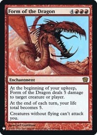 Form of the Dragon - The List Reprints - Magic: The Gathering card
