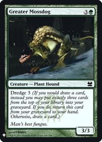 Greater Mossdog - The List Reprints - Magic: The Gathering card