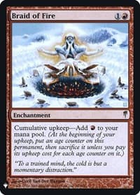 Braid of Fire - The List Reprints - Magic: The Gathering card