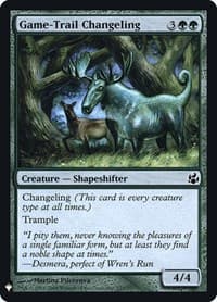 Game-Trail Changeling - The List Reprints - Magic: The Gathering card
