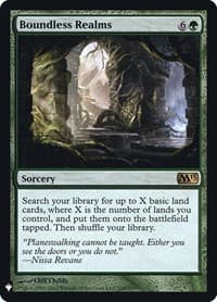 Boundless Realms - The List Reprints - Magic: The Gathering card
