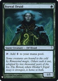 Boreal Druid - The List Reprints - Magic: The Gathering card