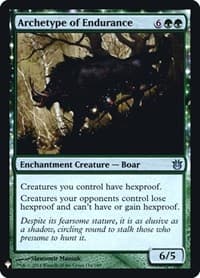 Archetype of Endurance - The List Reprints - Magic: The Gathering card