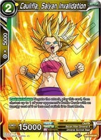 Caulifla, Saiyan Invalidation - Draft Box 05 - Divine Multiverse - Dragon Ball Super: Masters card