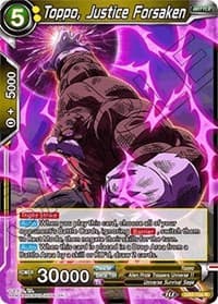 Toppo, Justice Forsaken - Draft Box 05 - Divine Multiverse - Dragon Ball Super: Masters card