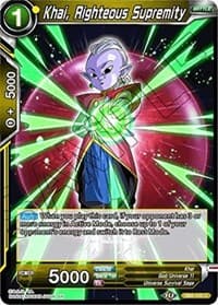 Khai, Righteous Supremity - Draft Box 05 - Divine Multiverse - Dragon Ball Super: Masters card