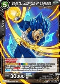 Vegeta, Strength of Legends - Draft Box 05 - Divine Multiverse - Dragon Ball Super: Masters card