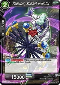 Paparoni, Brilliant Inventor - Draft Box 05 - Divine Multiverse - Dragon Ball Super: Masters card