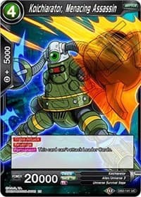 Koichiarator, Menacing Assassin - Draft Box 05 - Divine Multiverse - Dragon Ball Super: Masters card
