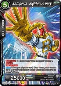 Katopesla, Righteous Fury - Draft Box 05 - Divine Multiverse - Dragon Ball Super: Masters card