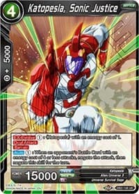 Katopesla, Sonic Justice - Draft Box 05 - Divine Multiverse - Dragon Ball Super: Masters card