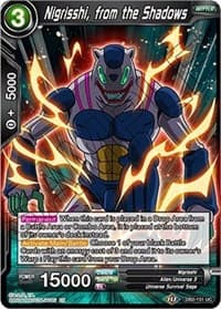 Nigrisshi, from the Shadows - Draft Box 05 - Divine Multiverse - Dragon Ball Super: Masters card