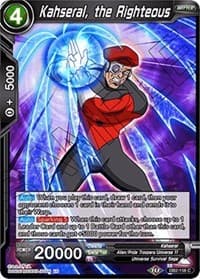 Kahseral, the Righteous - Draft Box 05 - Divine Multiverse - Dragon Ball Super: Masters card