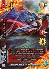 Geo Da Ray - Soul Calibur VI DLC - UniVersus card
