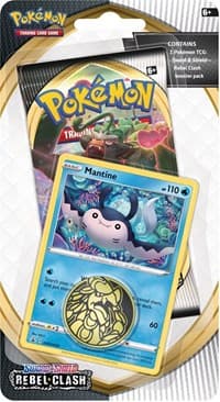 Rebel Clash Single Pack Blister [Mantine] - SWSH02: Rebel Clash - Pokemon card