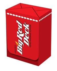 Deck Box - Big Red Deck - Legion Premium Supplies Deck Boxes - Deck Boxes card