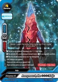 Anonymous B, the * * * * Kaiju - SSSS.GRIDMAN - Future Card BuddyFight card