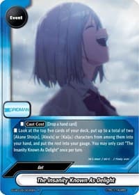 The Insanity Known As Delight - SSSS.GRIDMAN - Future Card BuddyFight card