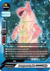 Anonymous A, the * * * * Kaiju - SSSS.GRIDMAN - Future Card BuddyFight card