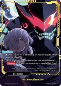 Instance Abreaction (SR) - SSSS.GRIDMAN - Future Card BuddyFight card
