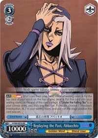 Replaying the Past, Abbacchio - JoJo's Bizarre Adventure: Golden Wind - Weiss Schwarz card