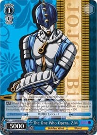 The One Who Opens, Z.M - JoJo's Bizarre Adventure: Golden Wind - Weiss Schwarz card